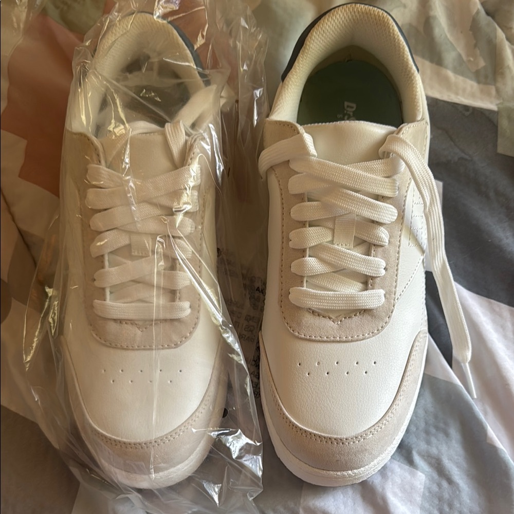 White and Cream Sneakers